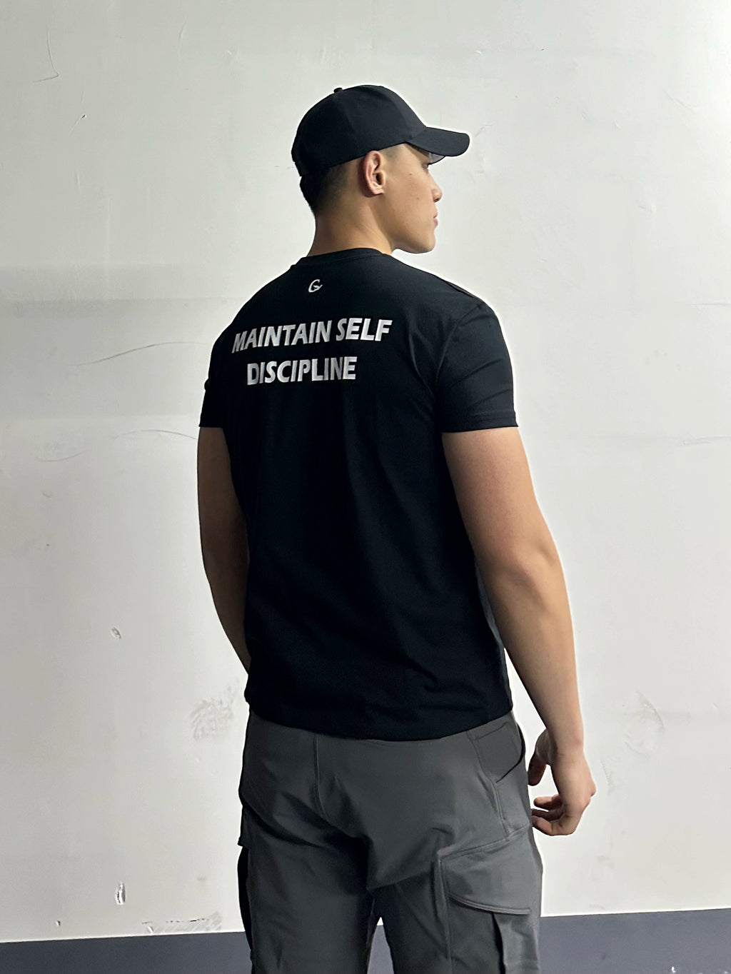 GTAL American Print Quick-Drying Elastic Crew Neck Tee