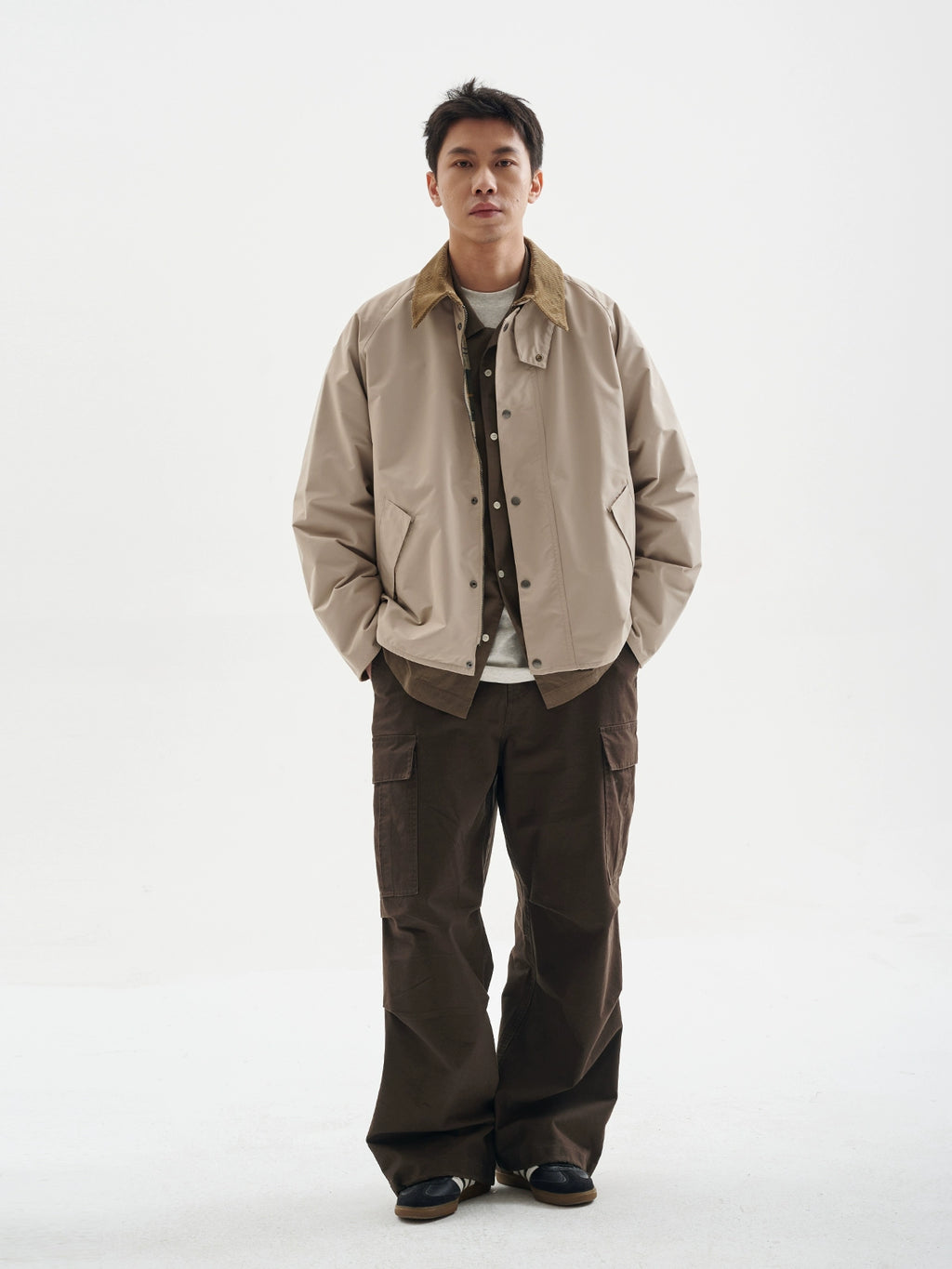 BUTTBILL Bamboo Cotton Leavened Washed Japanese Commuter Pants