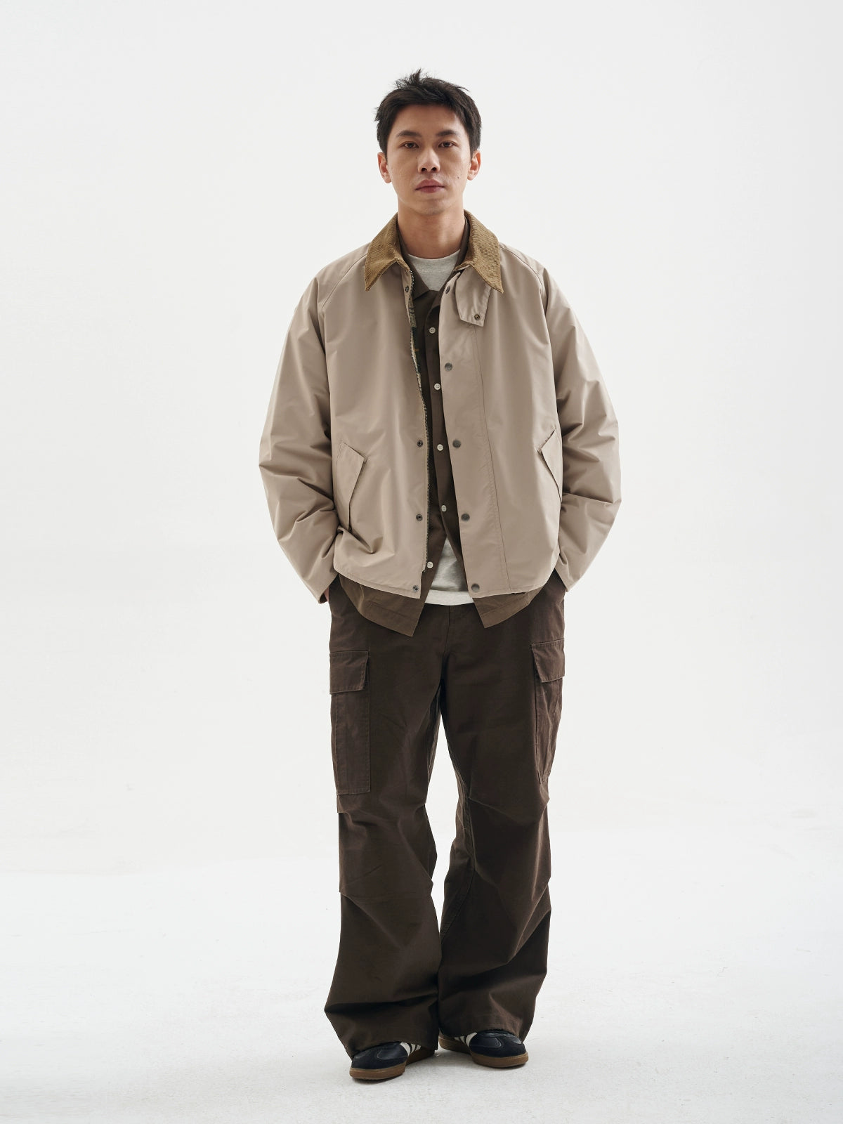 BUTTBILL Bamboo Cotton Leavened Washed Japanese Commuter Pants