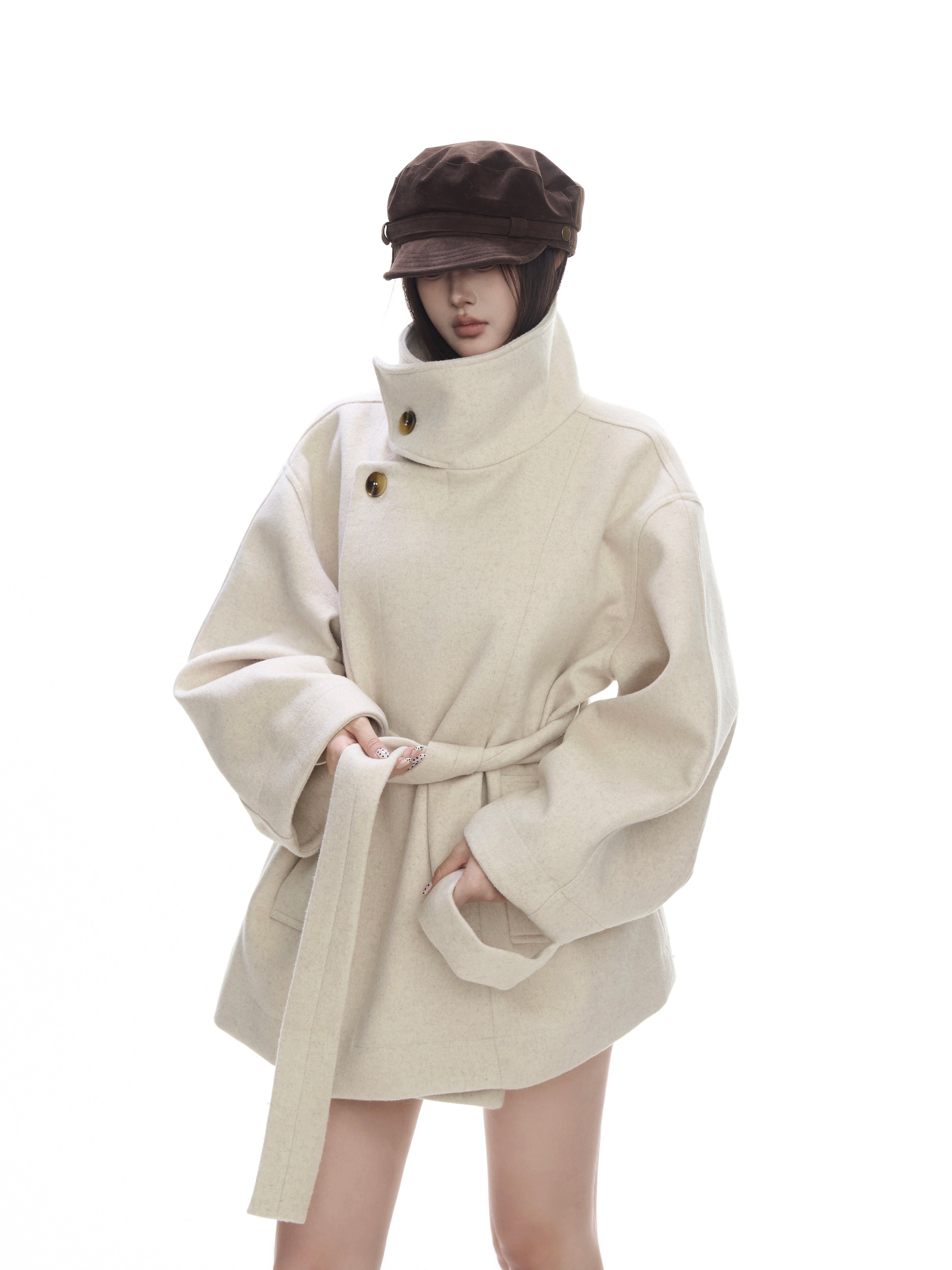 WITHMIN Loose and Thin Woolen Jacket