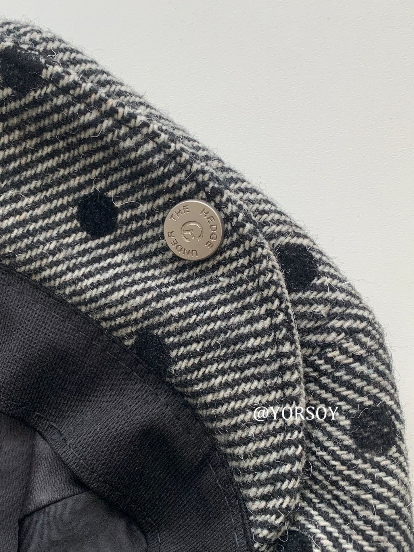 YORSOY Vintage Polka Dot Wool Beret