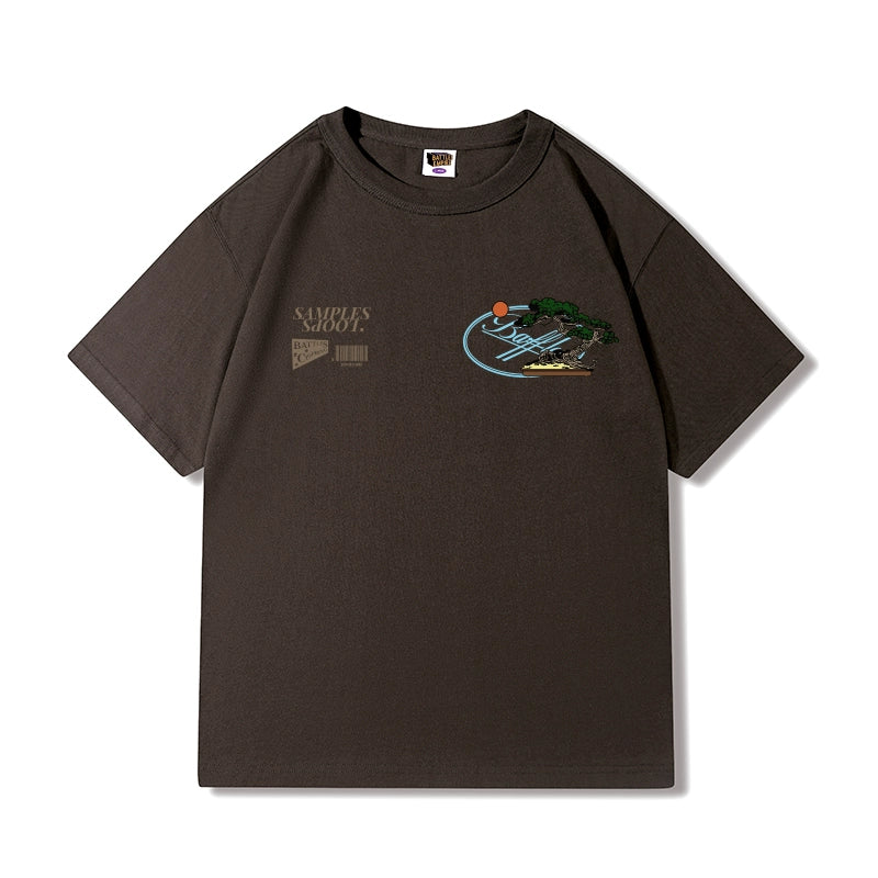Battles Potted Sparrow Retro Casual Tee