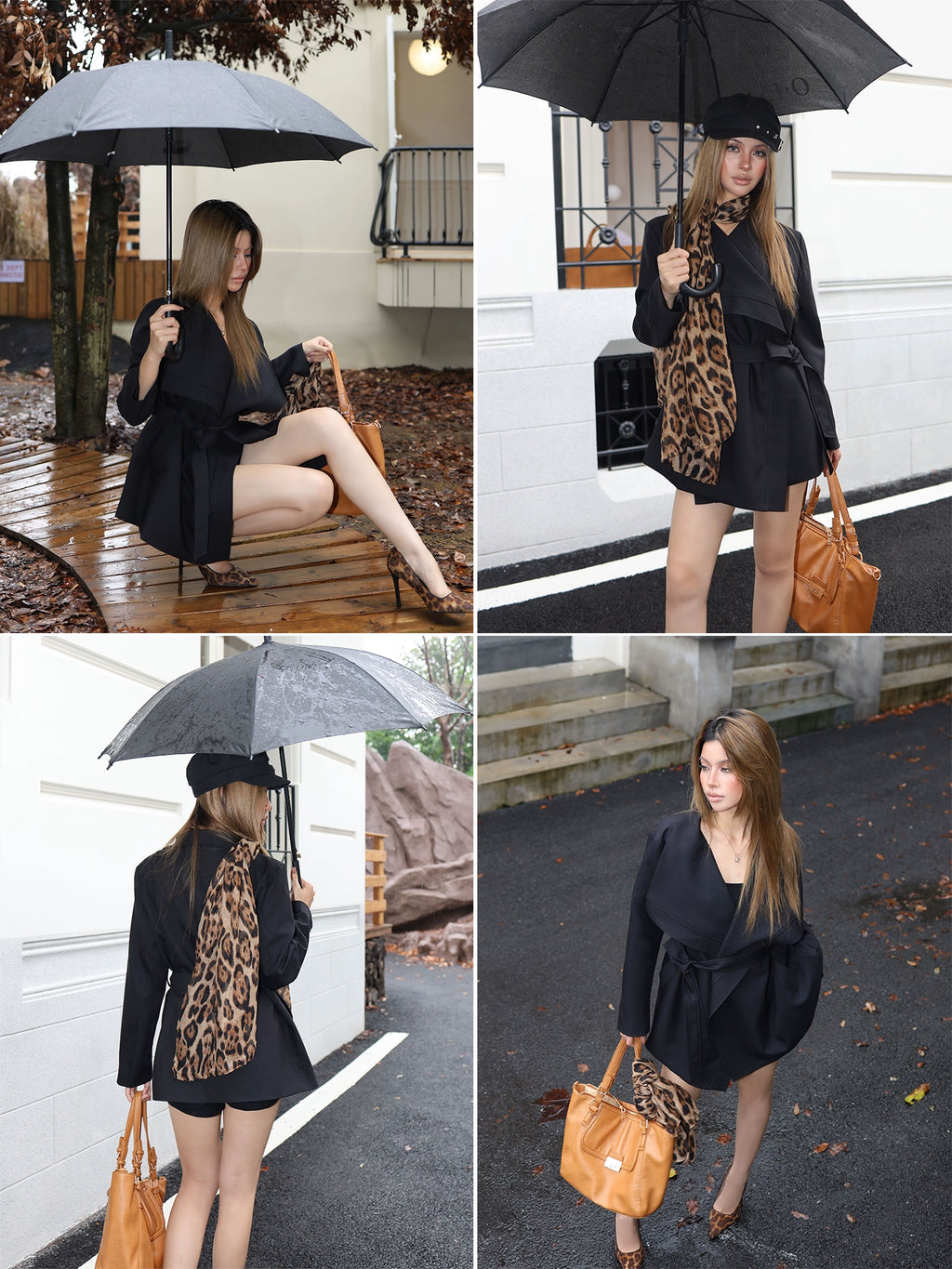 Audwyn Loose and Thin Lace-up Waist Suit Coat