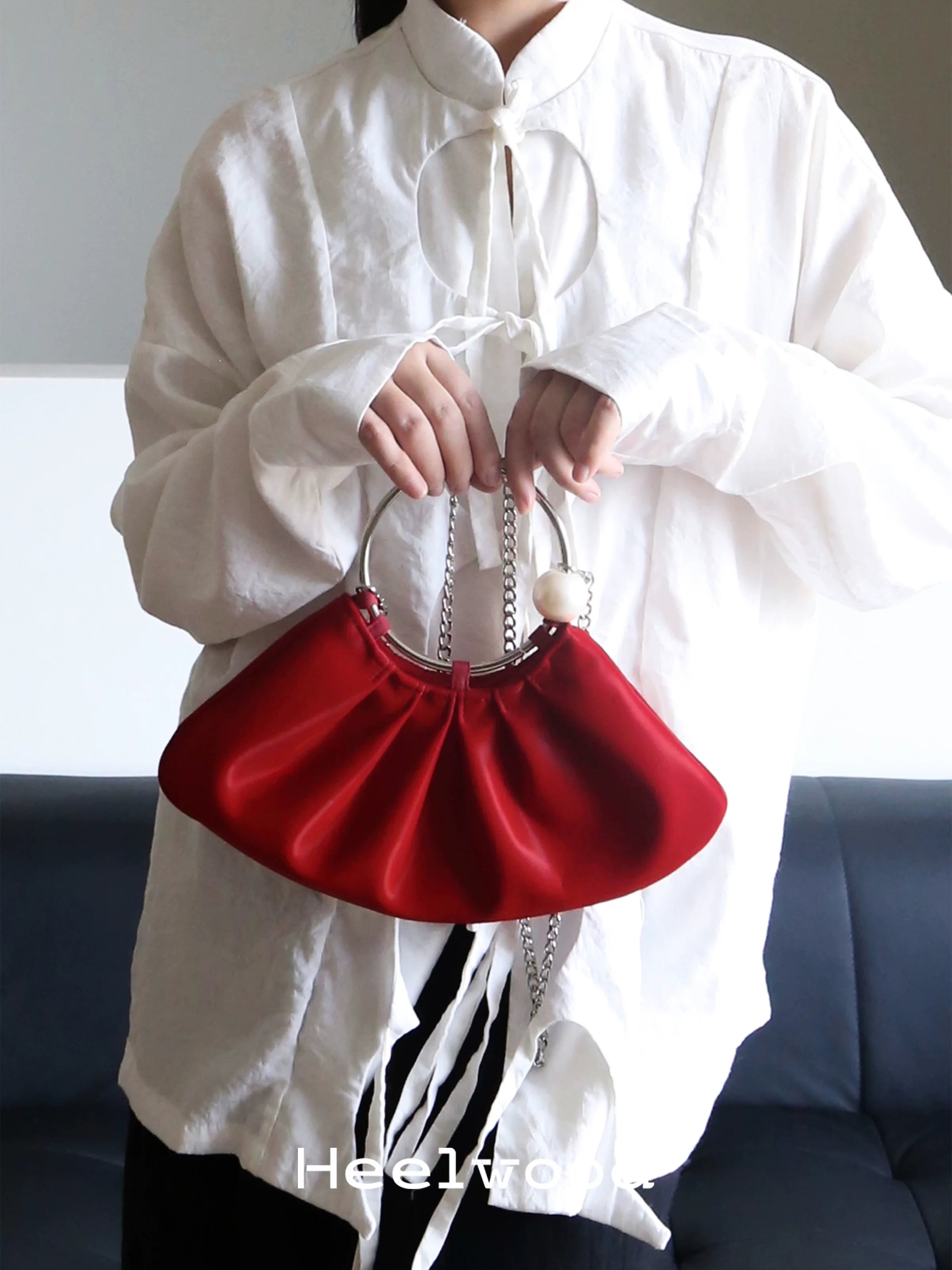 Heelwood Pleated Ring Tote Bag