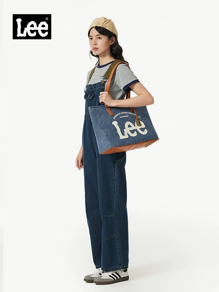 Lee Denim Casual Large Capacity Tote Bag