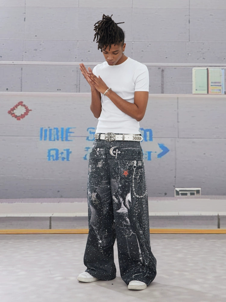 DND4DES Street Hip Hop Tight Fit Threaded Tee