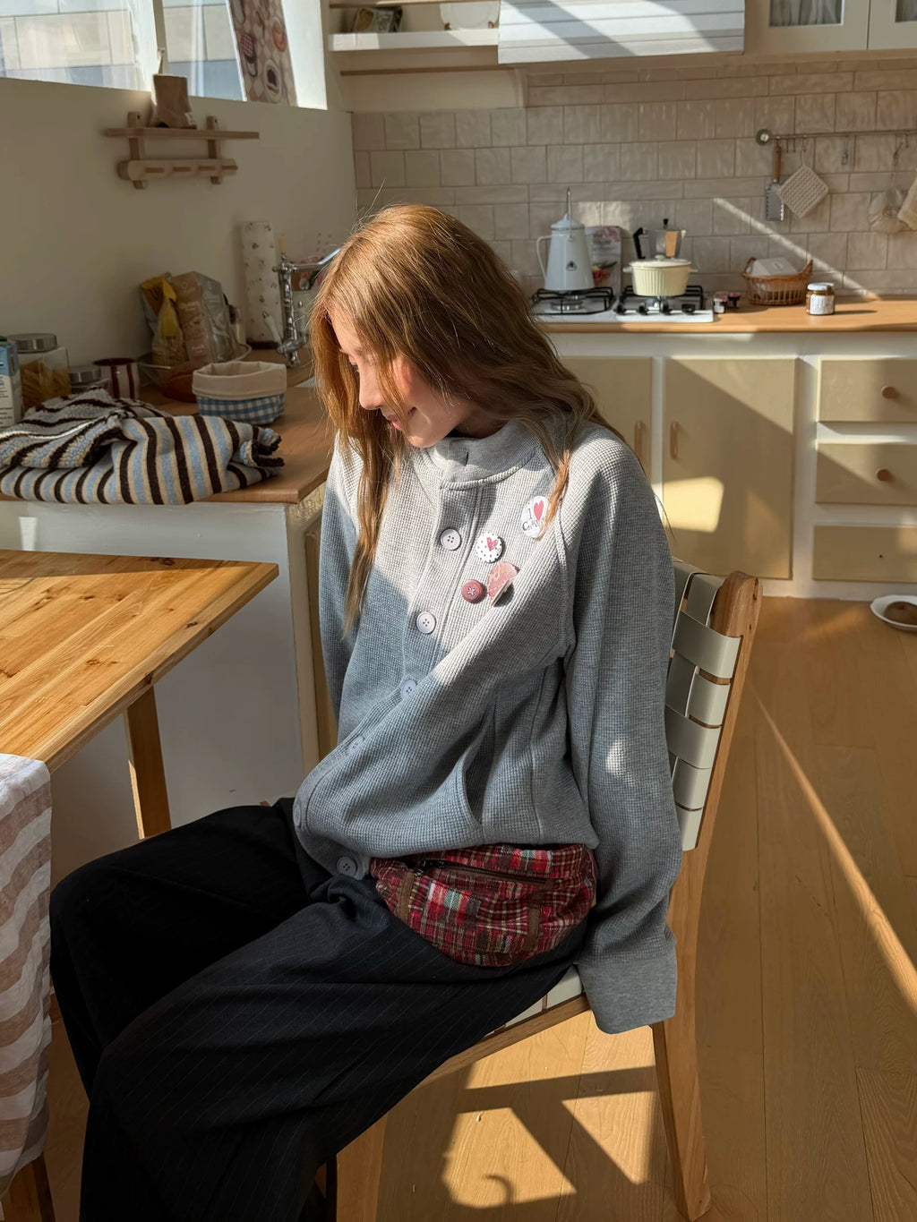 CCYE Waffle Badge Fleece Jacket