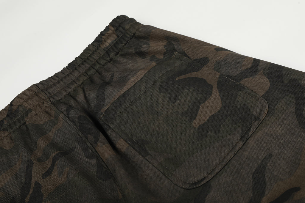 11KN Retro Camouflage Wide-leg Tooling Slacks
