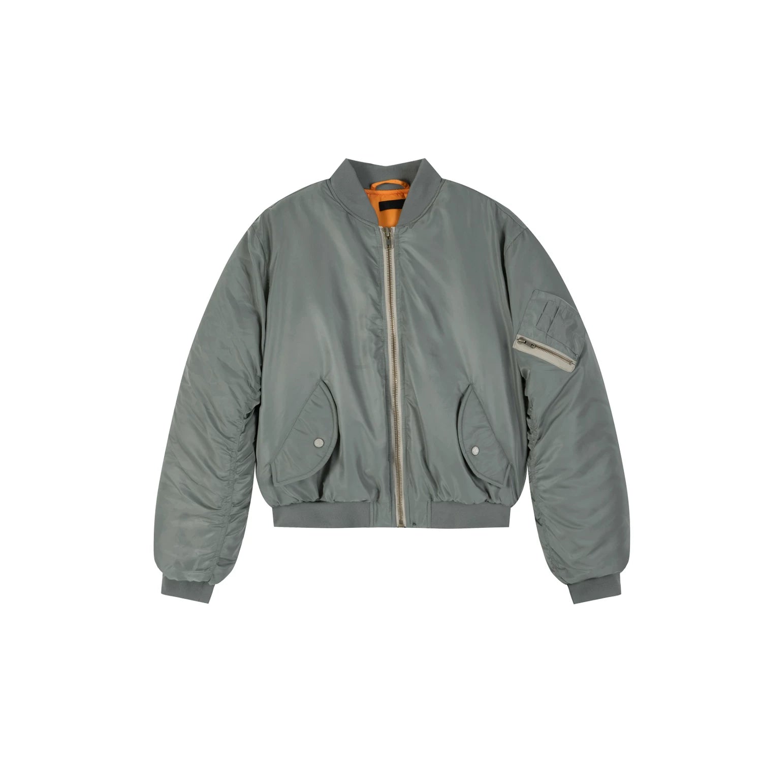 PLUS NO LOGO 25AW MA1 short and wide cotton bomber jacket