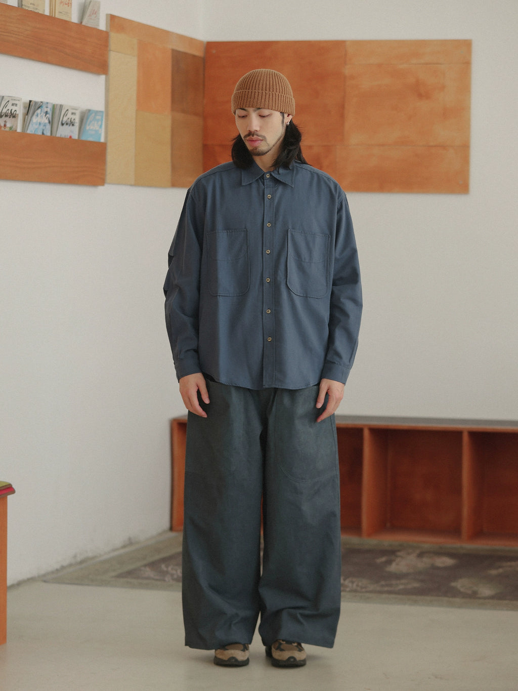 NOEARS Loose Big Pocket Tooling Trousers