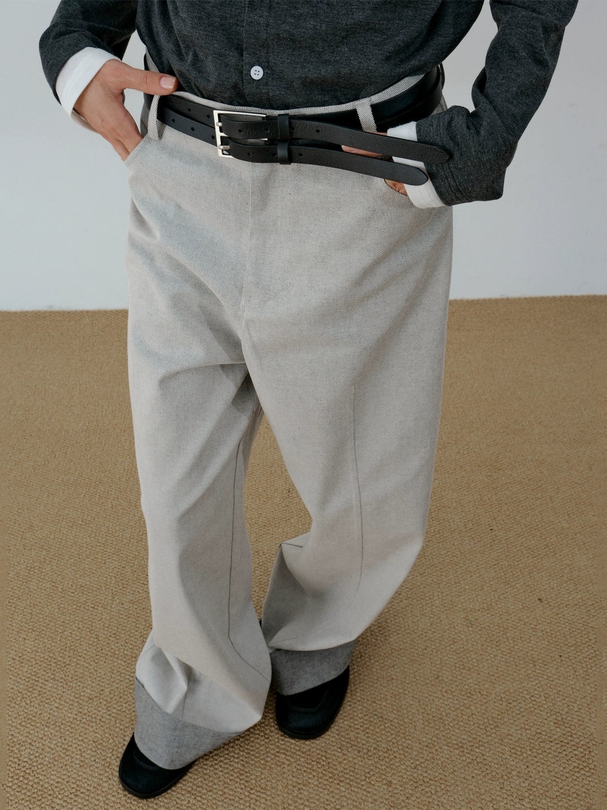 COLN Casual Versatile Flip Jeans