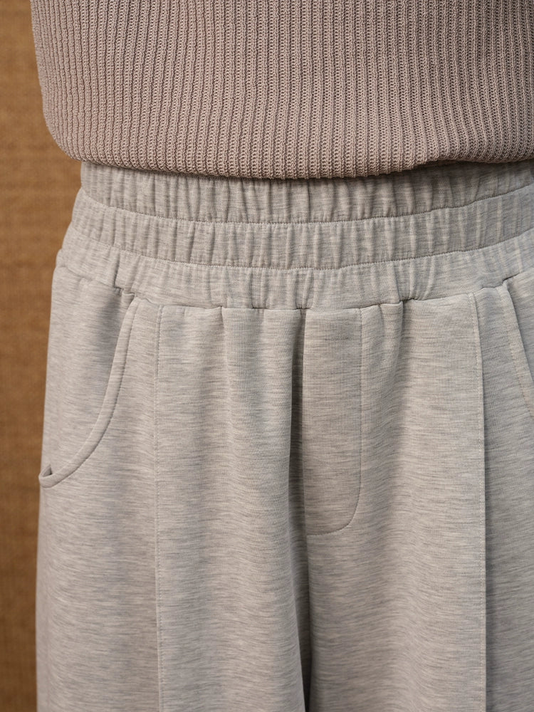 JCAESAR Soft Waxy Soft Straight Loose Sweatpants