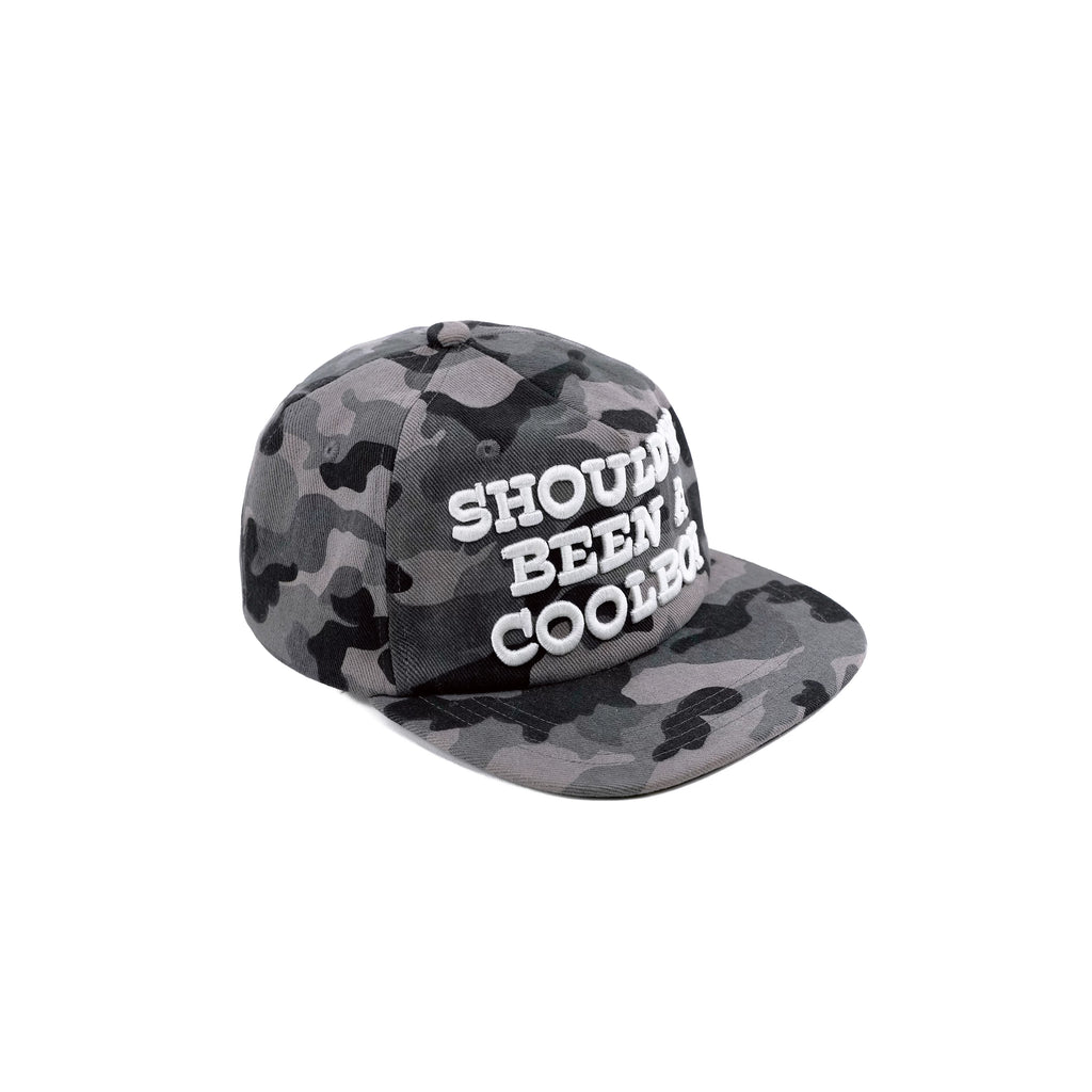 LIBERAFIT Tagline Embroidery Camouflage Leopard Print Baseball Cap