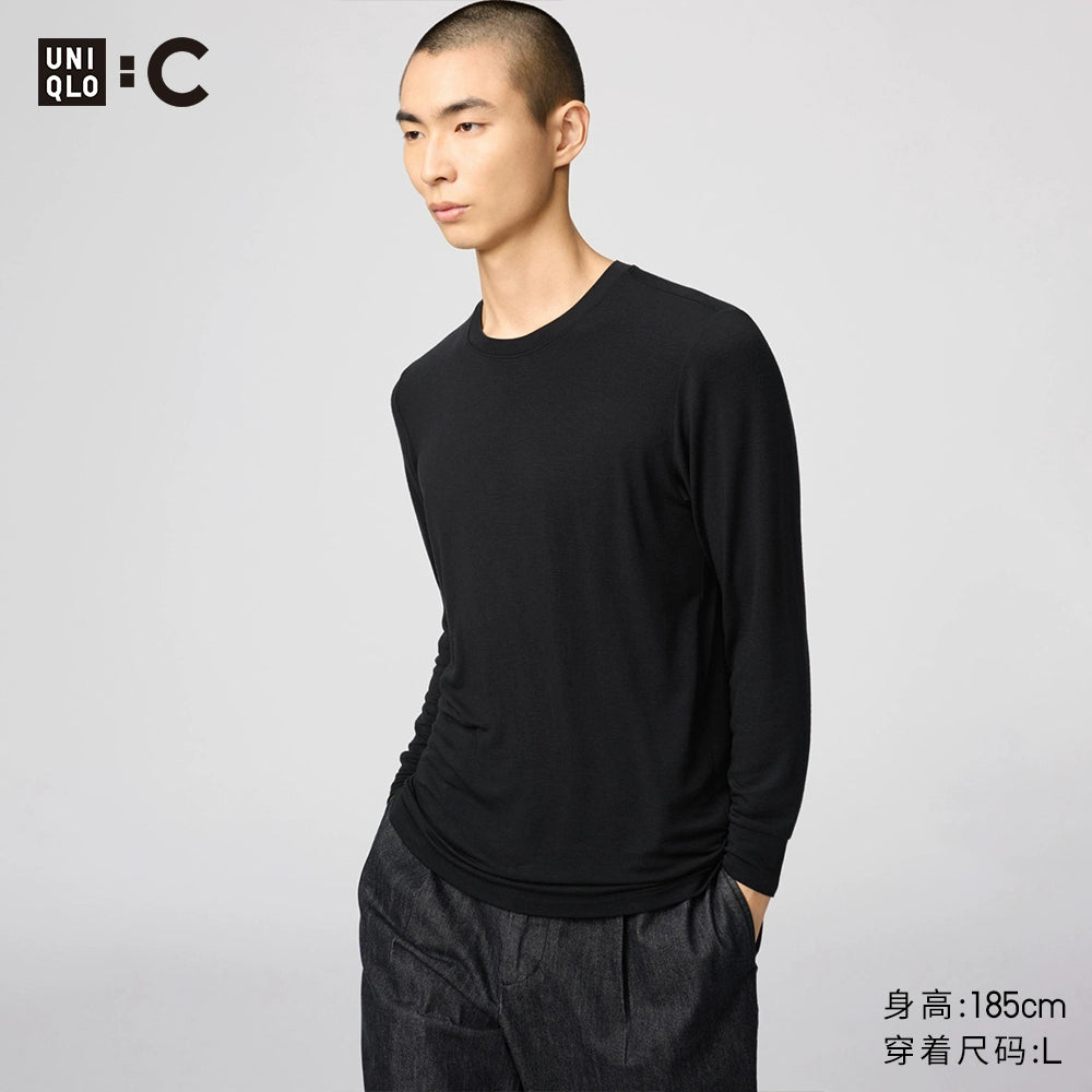 Uniqlo Casual Blend Round Neck Long Sleeve