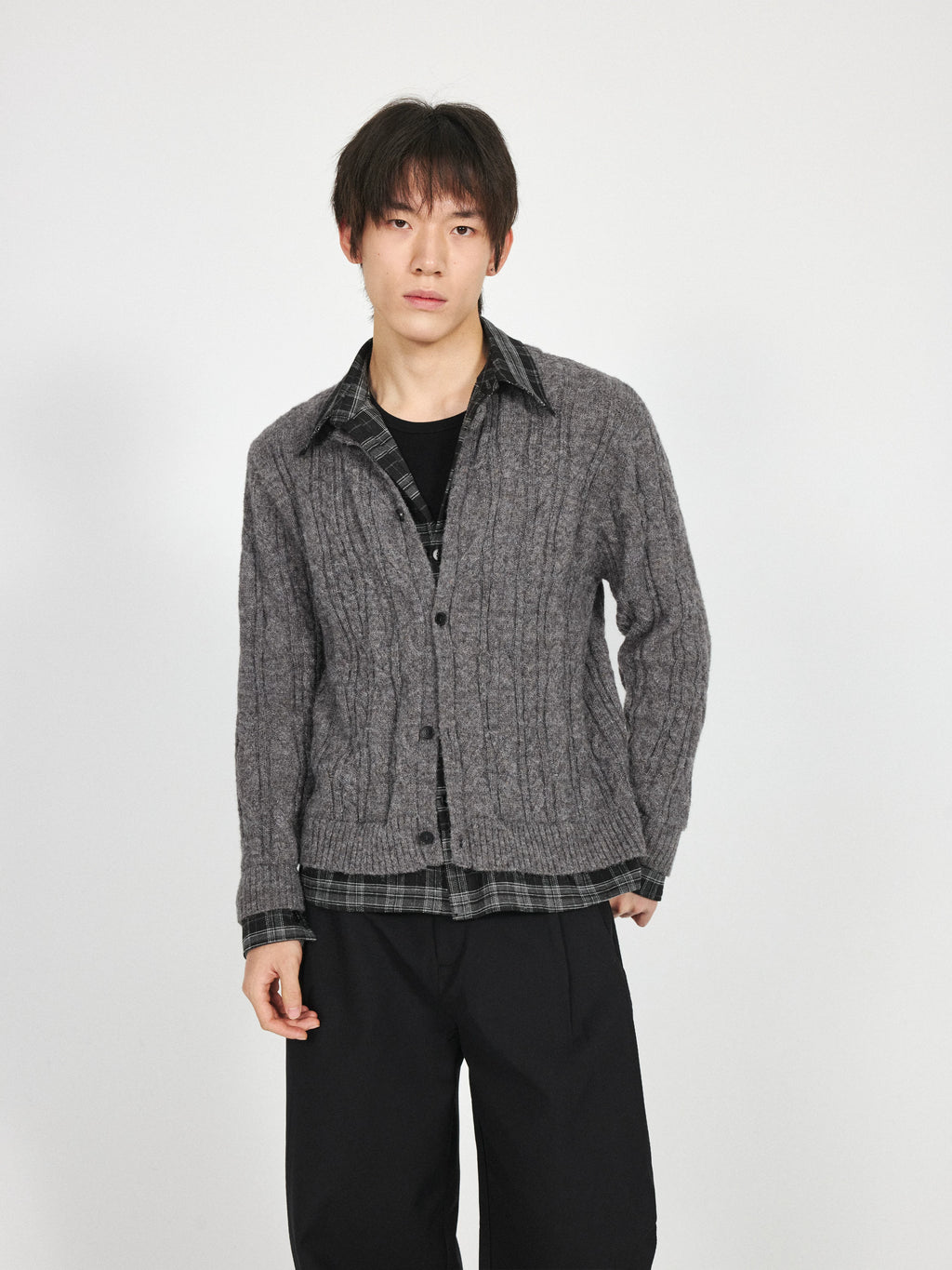Stay The Night Patchwork Fake Two-piece Sweater