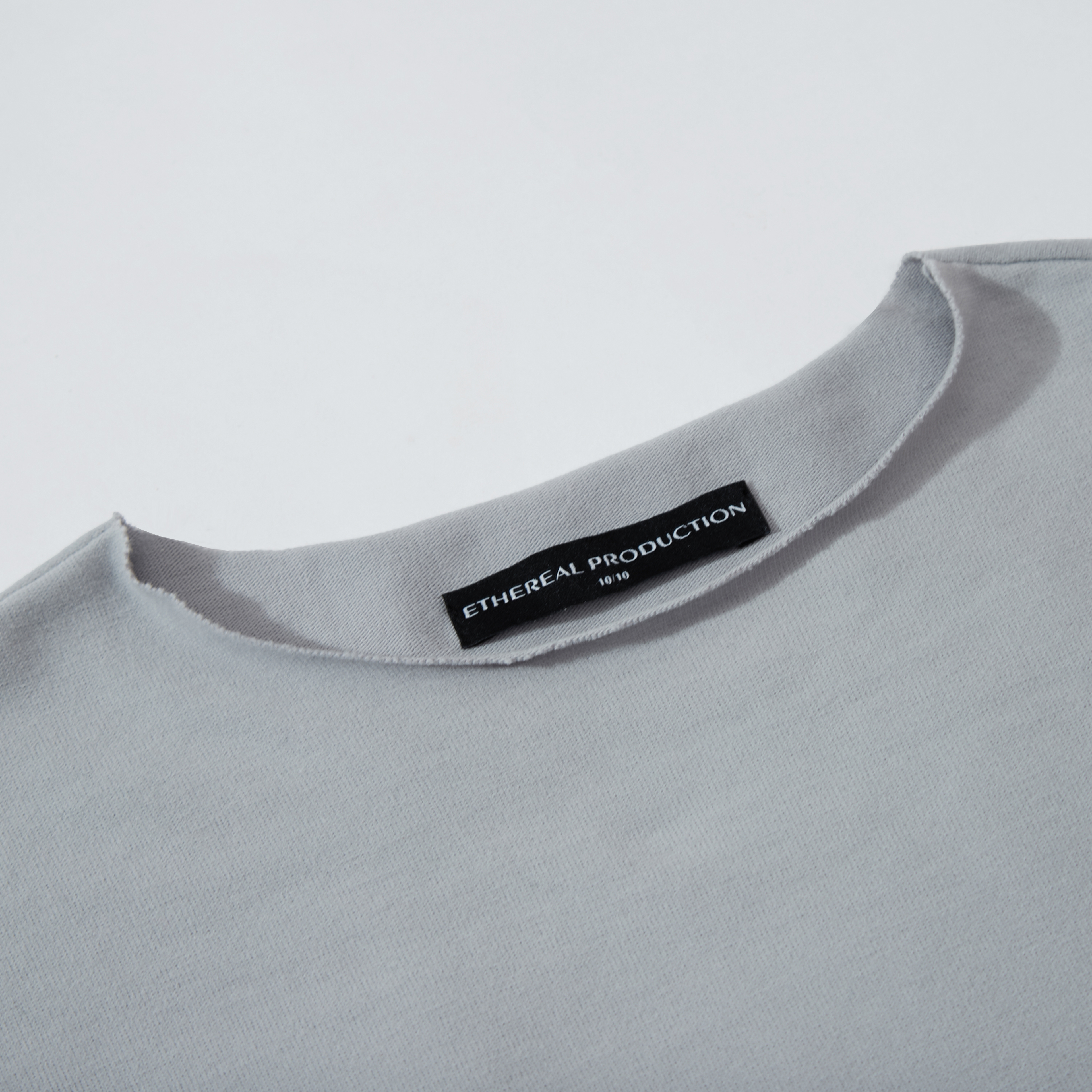 ETHEREAL Simple Casual Curling Versatile Tee