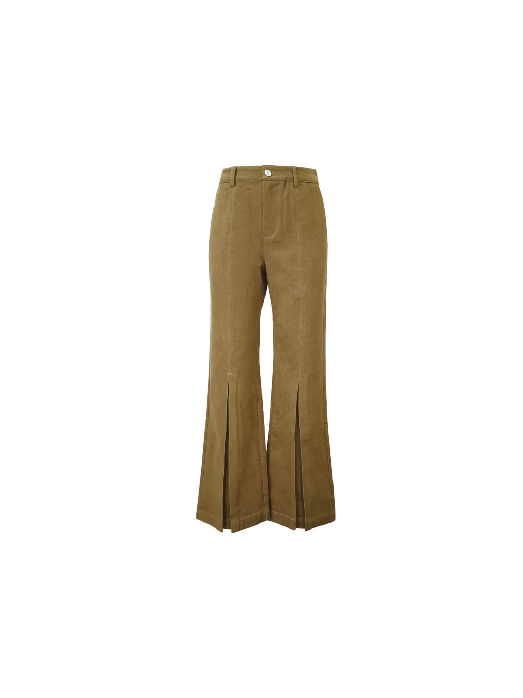 KELIFAN High-waisted Slim Flared Denim Wide-leg Pants