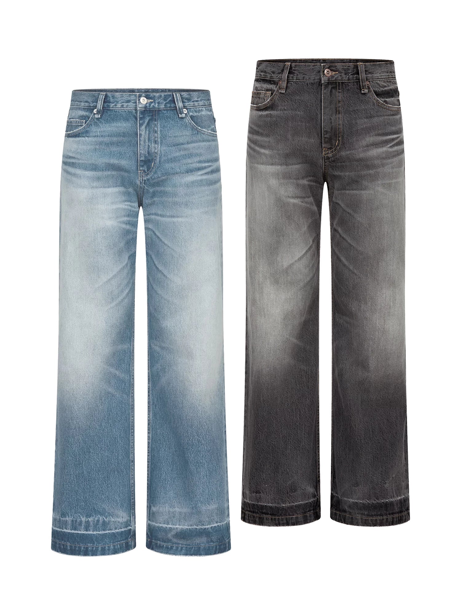 TAICHIISM Vintage A-line Wide-leg Jeans