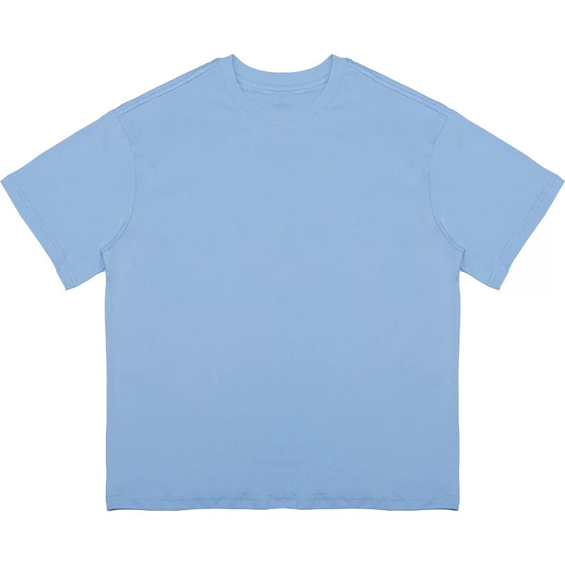 O3PARK Micro Loose Versatile Crew Neck Casual Tee