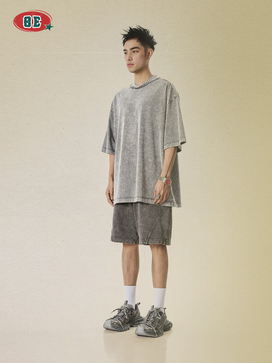 BE tide fried snowflake Shorts