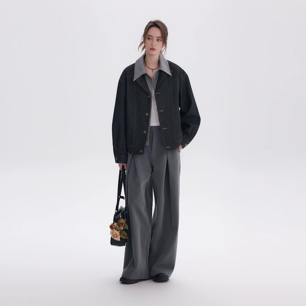 CHOR Fake Two-piece Casual Lapel Jacket