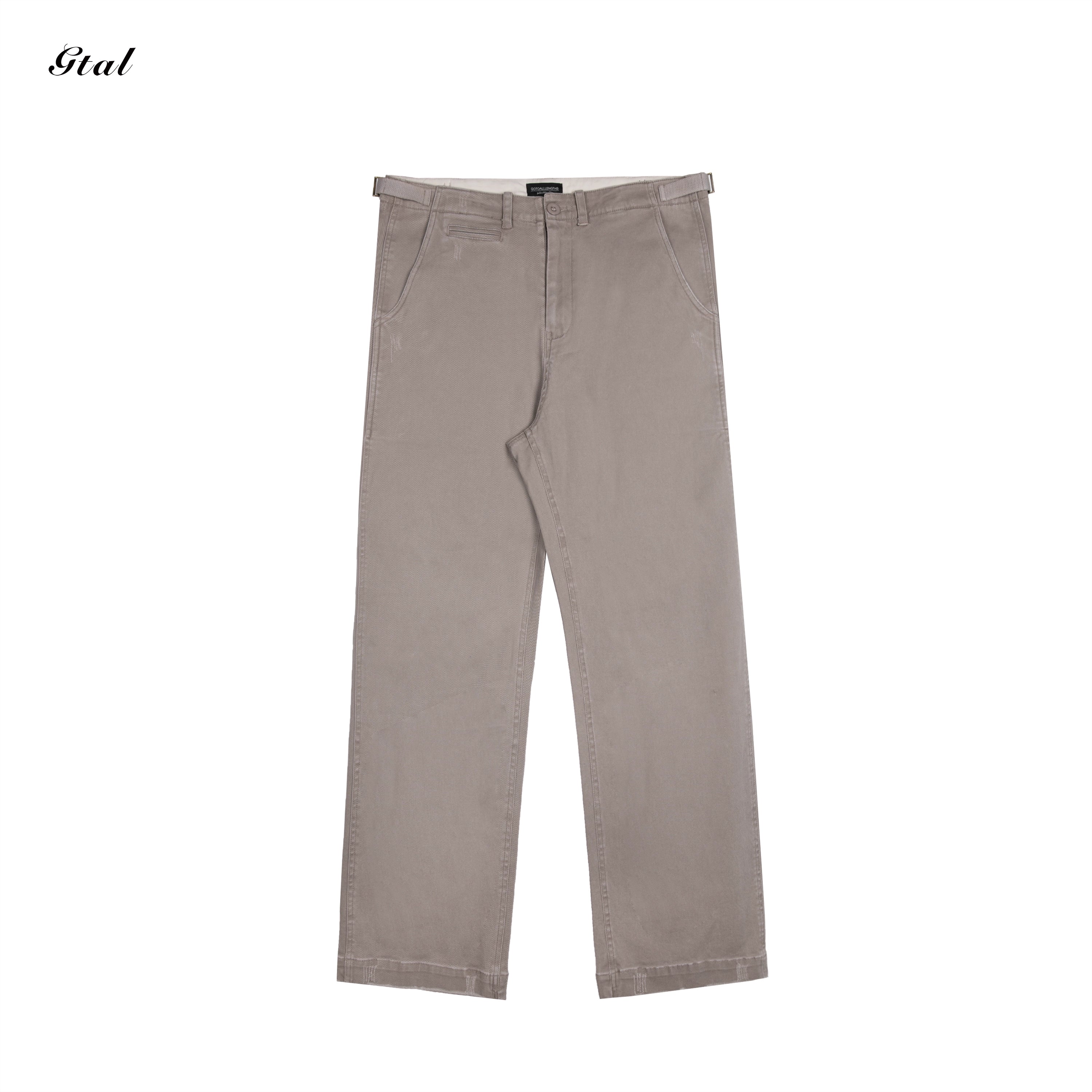 GTAL Casual Wear-resistant Straight Tube Old Jeans