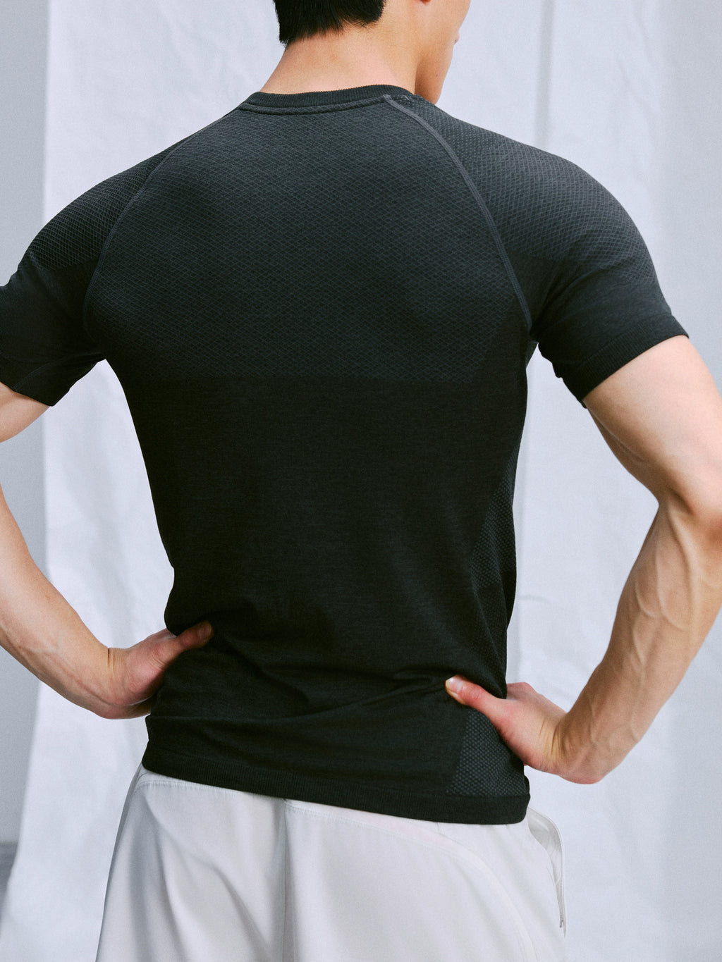 NO LOGO Moisture Absorption Quick Drying Breathable Sports Tee