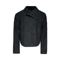 JCAESAR Slanted Zipper Twist Jacket