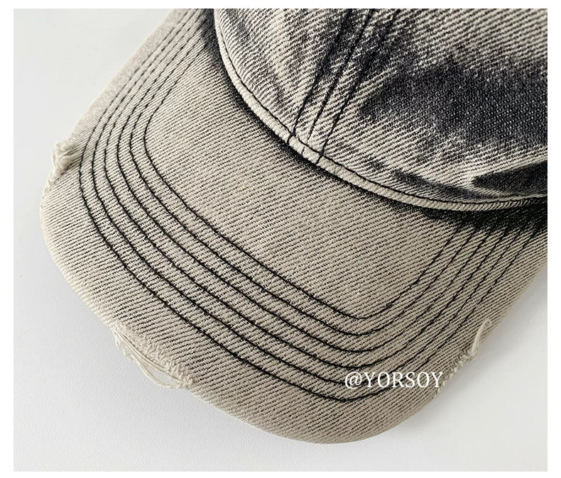 YORSOY Retro Old Tie-dye Cap