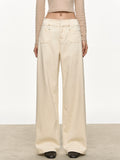 Anna Aneae Straight Casual Wide-leg Jeans