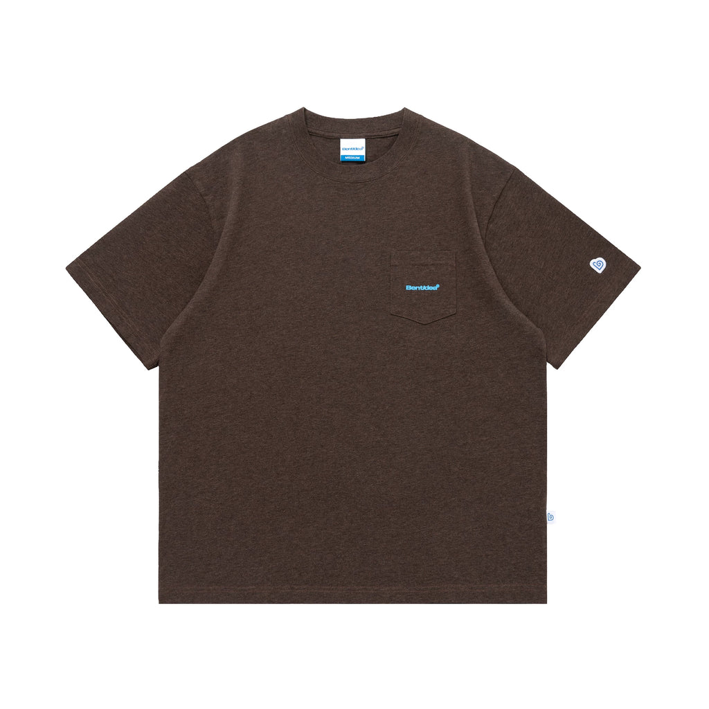 BENT IDEA Pocket Letter Print Loose Tee