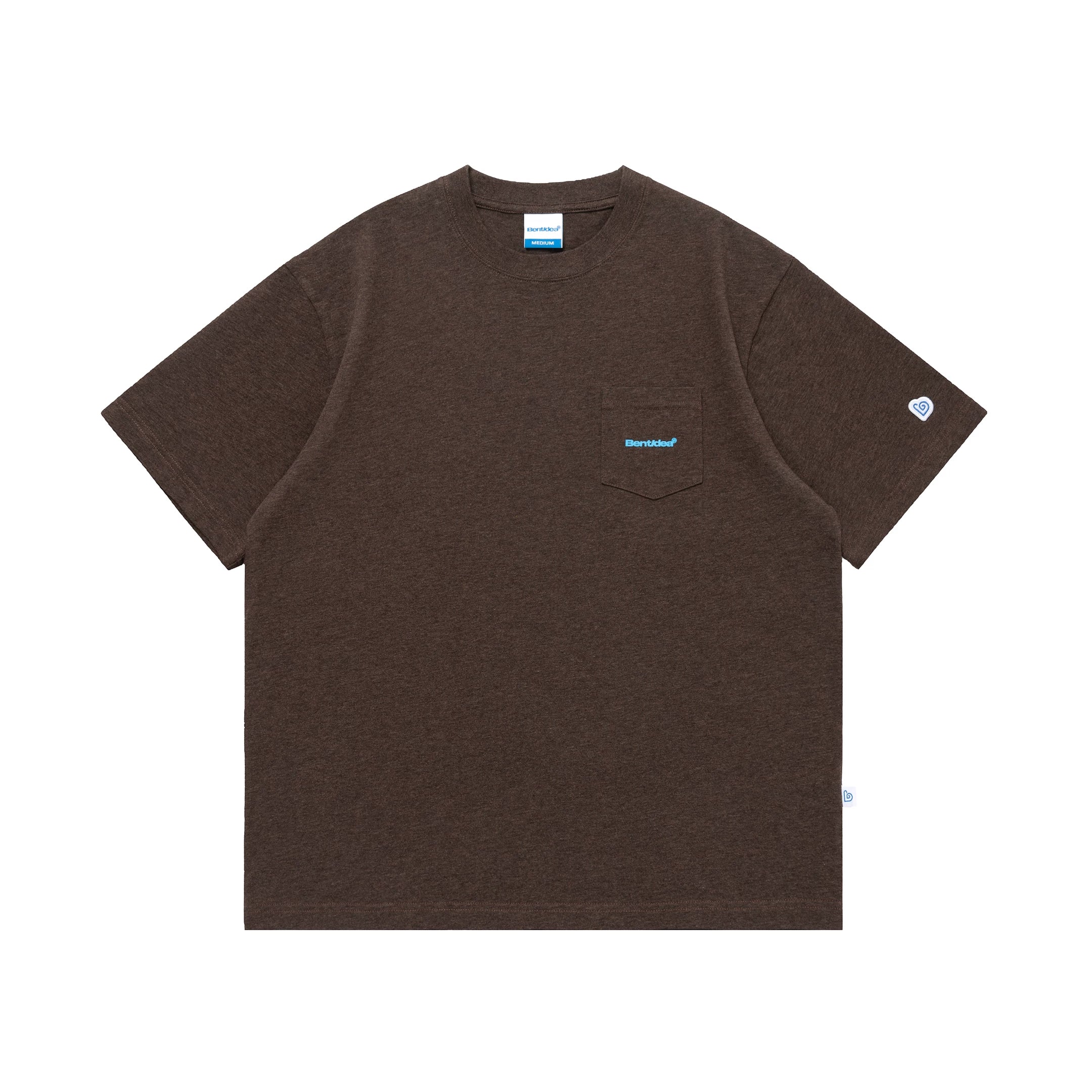 BENT IDEA Pocket Letter Print Loose Tee