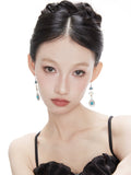 NO SOLUTION Vintage Court Gem Earrings