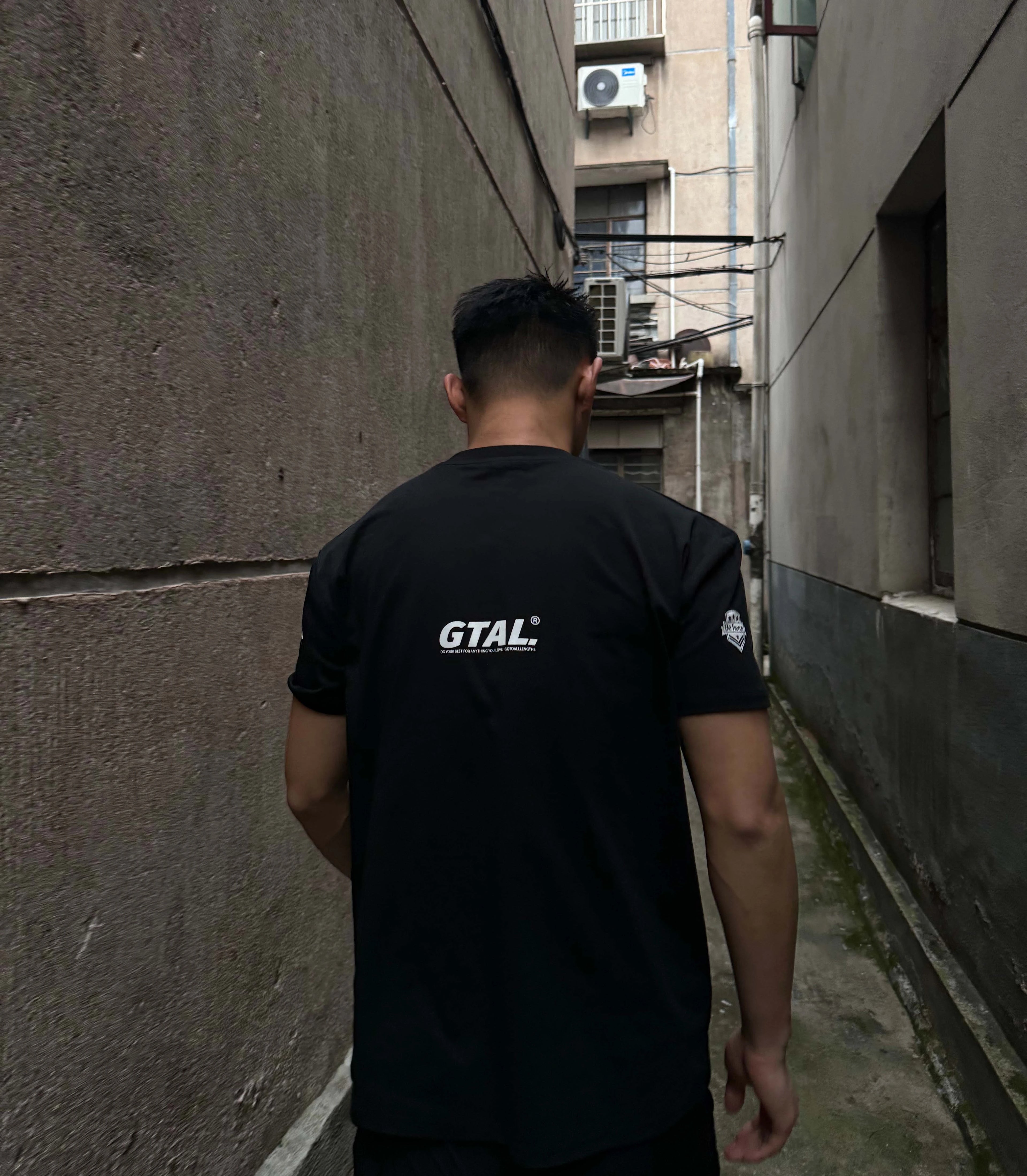 GTAL Quick-drying Cool Round Neck Printed Tee