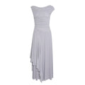 Wildberry Slanted Shoulders and Waist Long Skirt