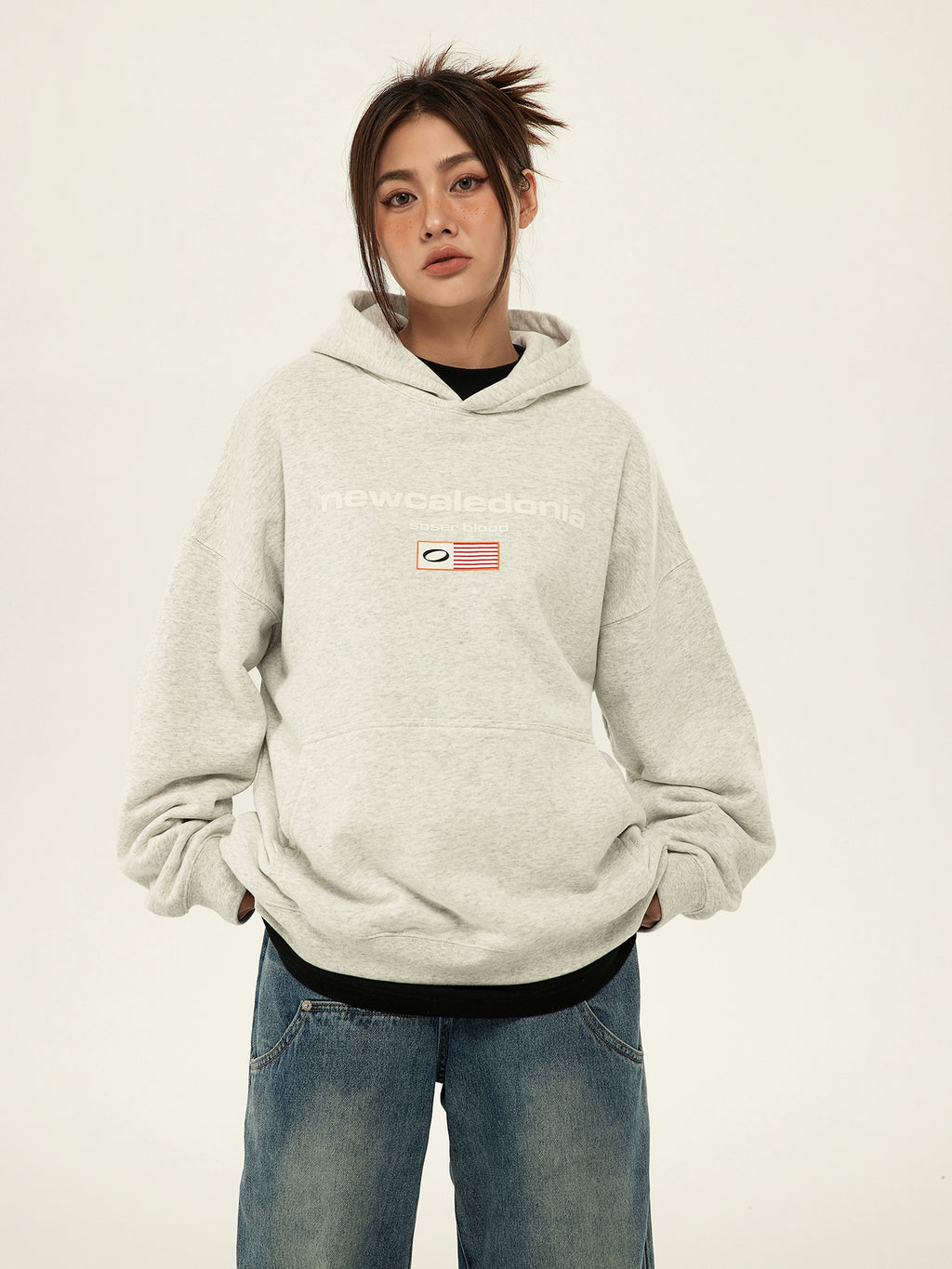 SOSER Vintage Versatile Fleece Hooded Sweater