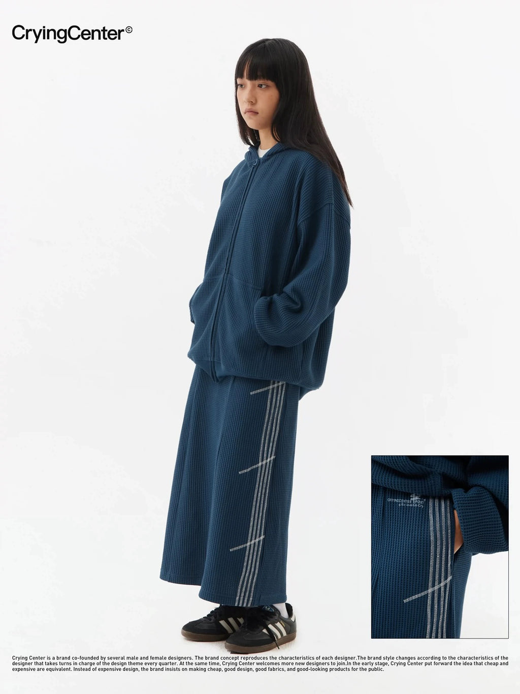 CryingCenter Waffle Easy Skirt