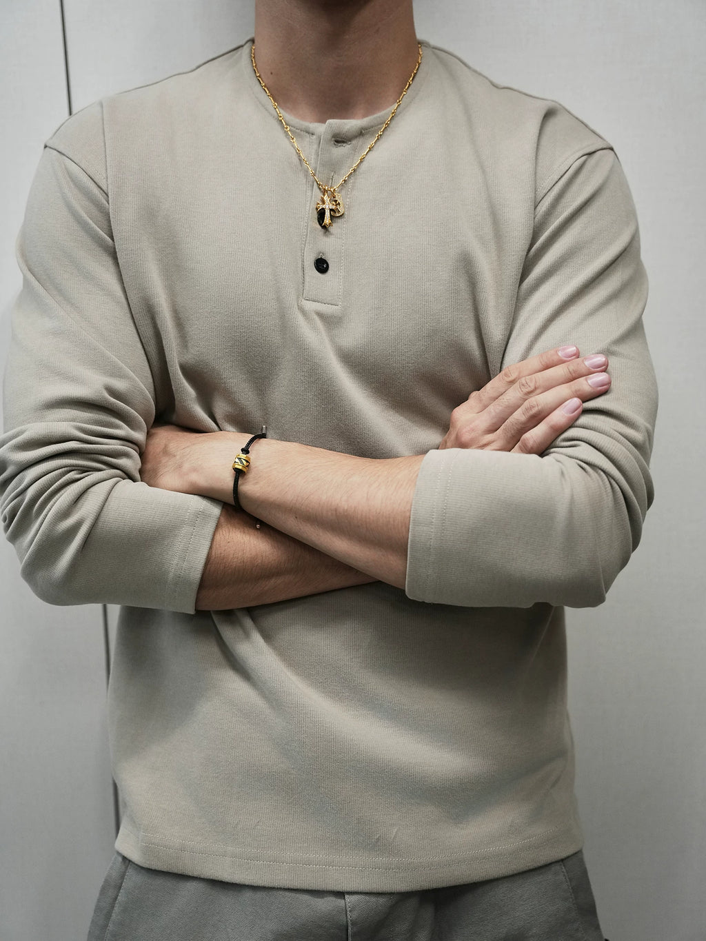 GTAL Henry Collar Is Warm with Versatile Long Sleeves