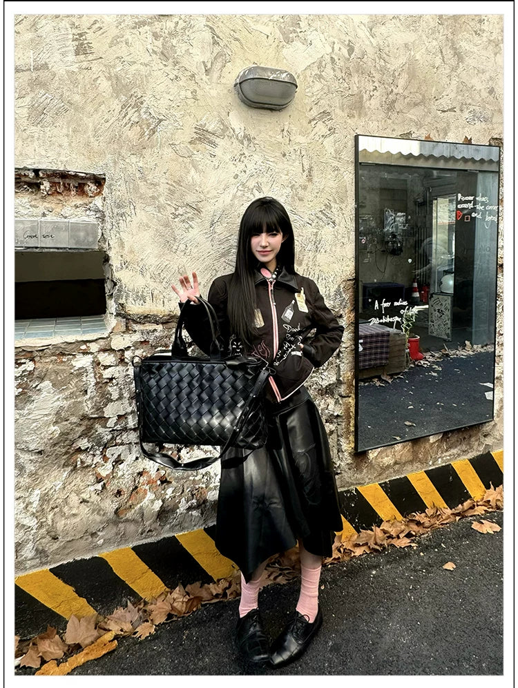 DM Tenacious Premium Vintage Woven Tote Shoulder Bag