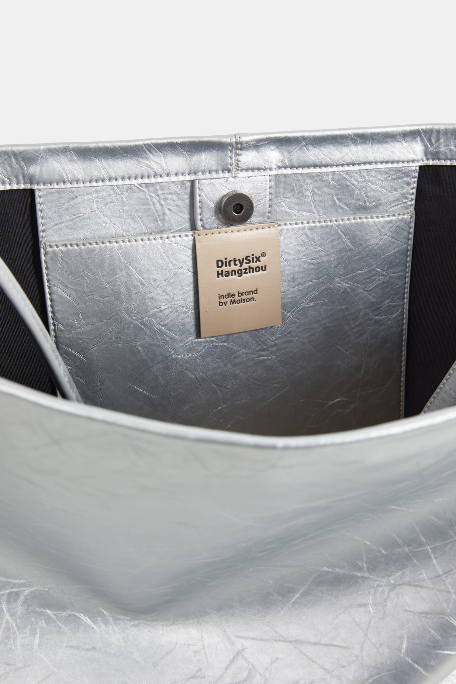 DirtySix Jill COW Split Leather big pocket cowhide soft oversize lazy wind messenger bag