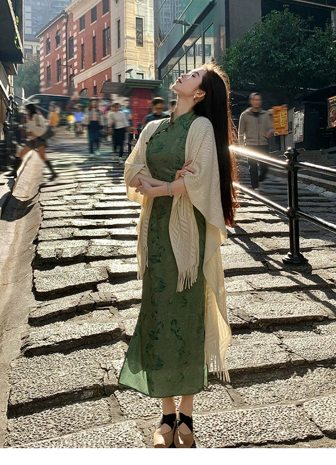 ZIHE Knitted Versatile Long Shawl