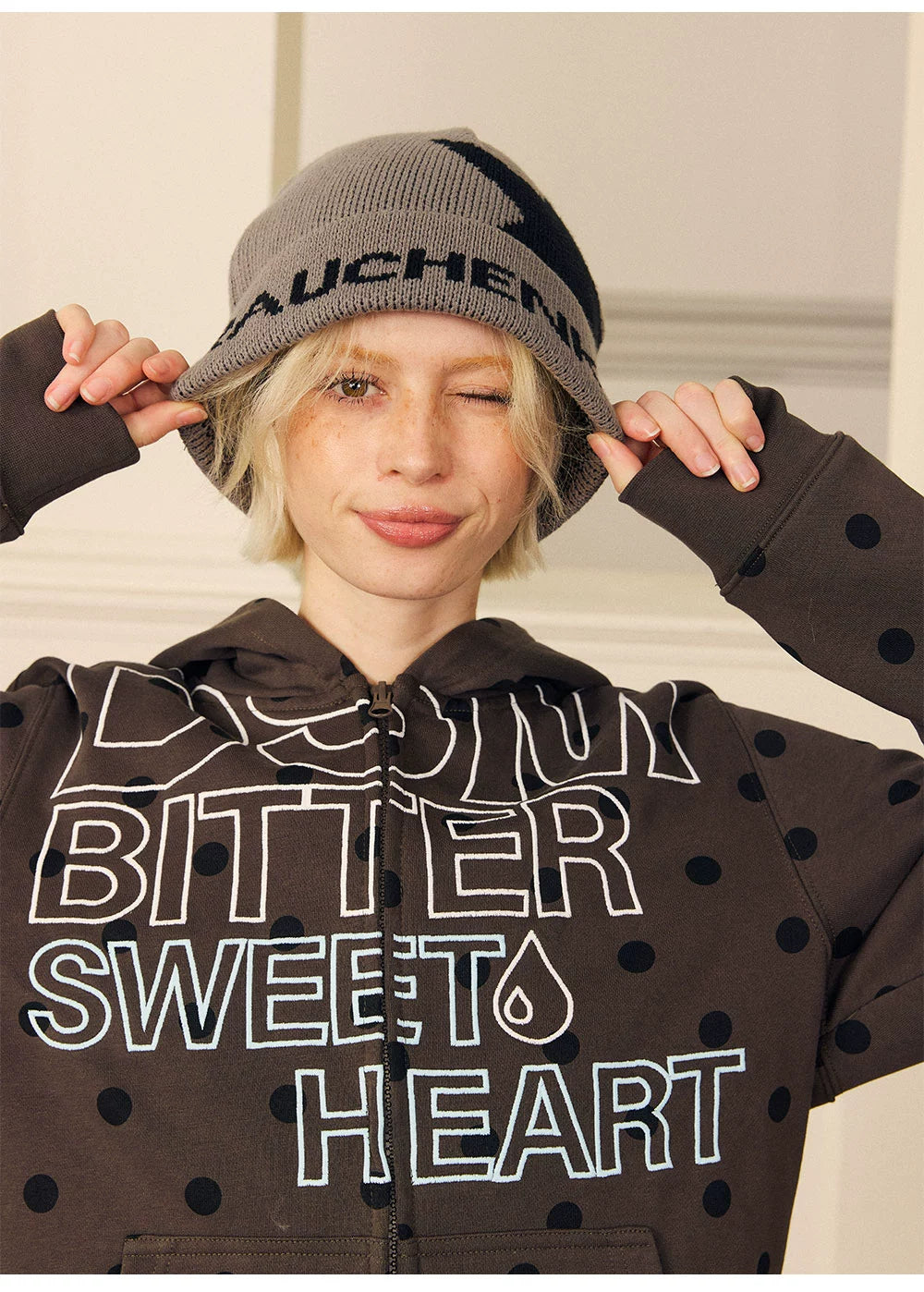 DONSMOKE Star Flanged Wool Hat