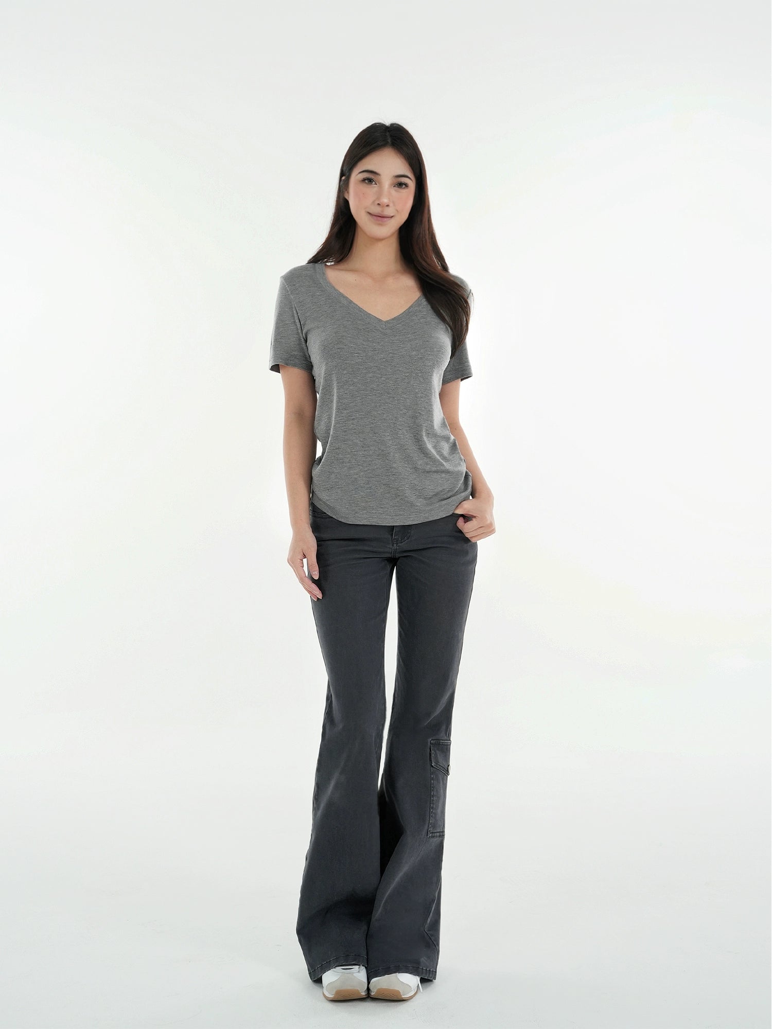 Jim Kennet Washed Old Low-rise Jeans