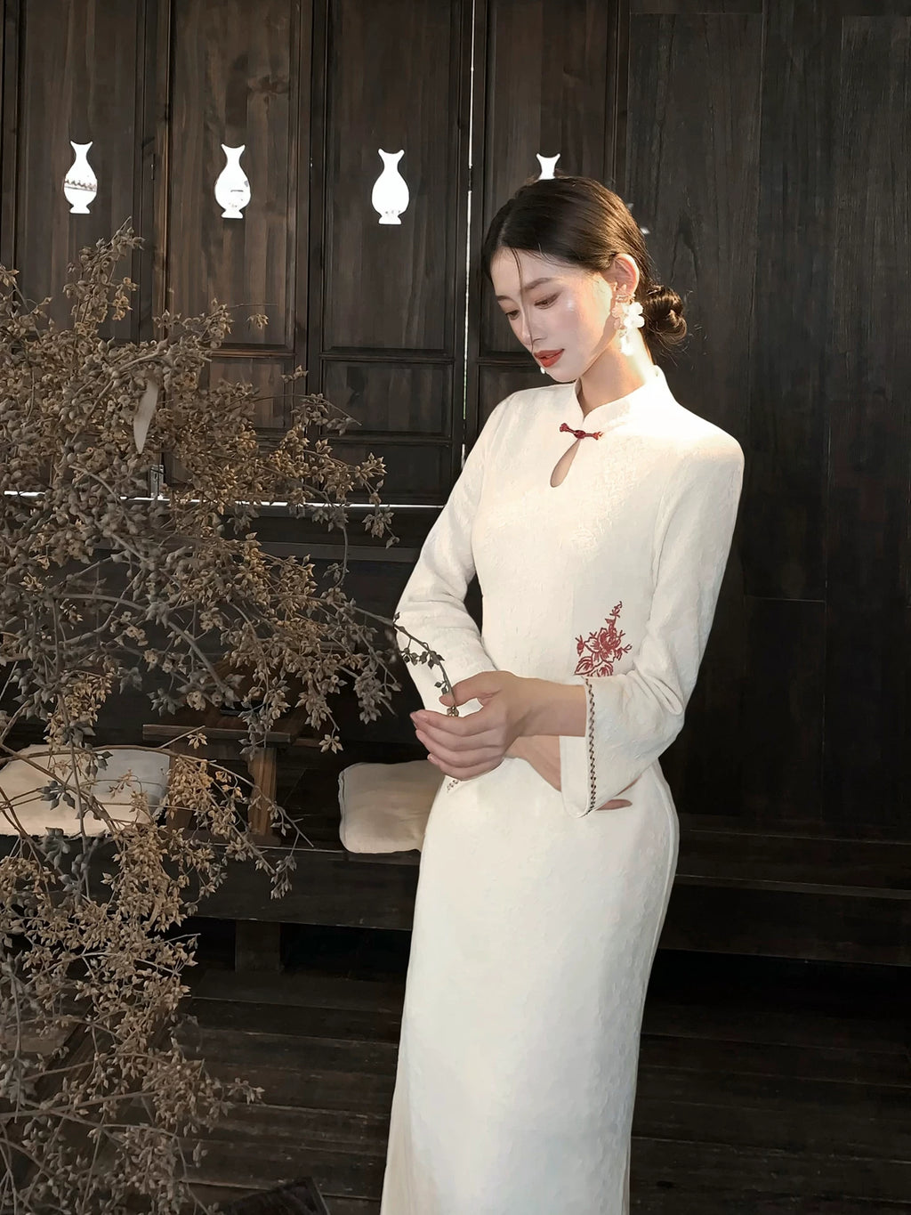 ZIHE Haute Couture Embroidered Dress
