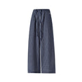 CHANT2nd Checked Straight Casual Wide-leg Pants