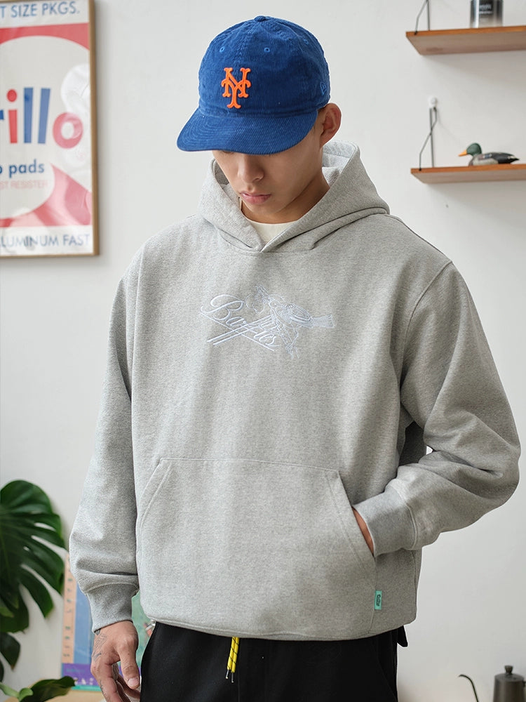 Battles Skylark Embroidered Hooded Sweater