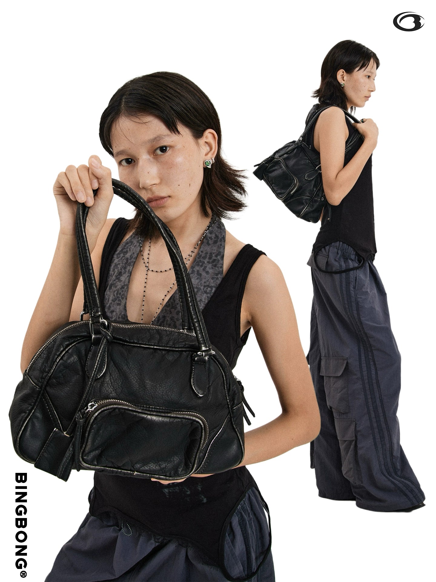 BINGBONG Vintage Simple Casual Underarm Bag