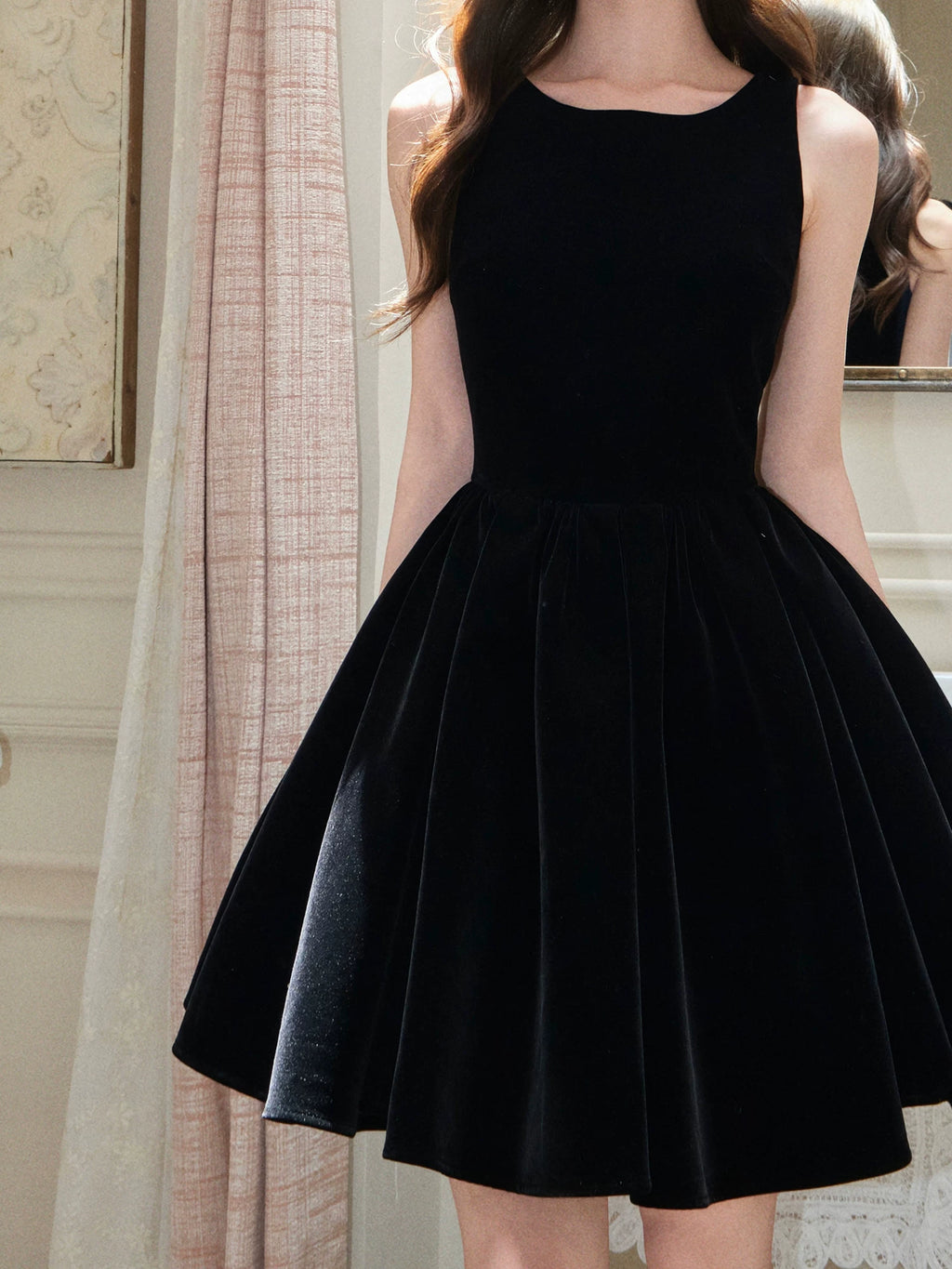 Avenement Velvet Temperament High-end Vest Dress