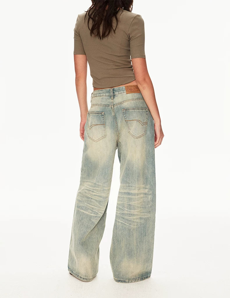 MADWITCH Vintage Loose Wide Leg Jeans