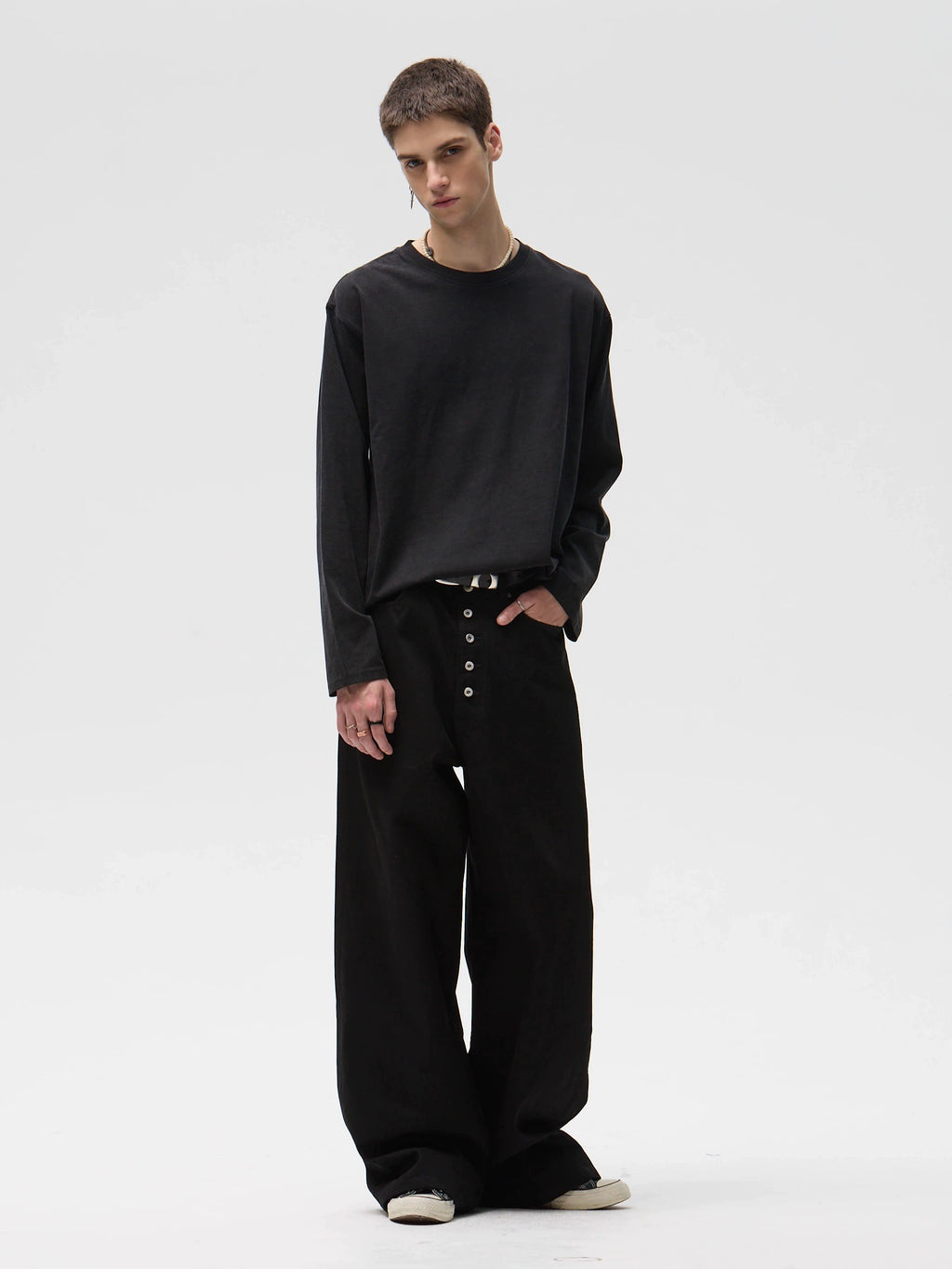 CENSMADE Casual Versatile Long-sleeved Bottoming Shirt